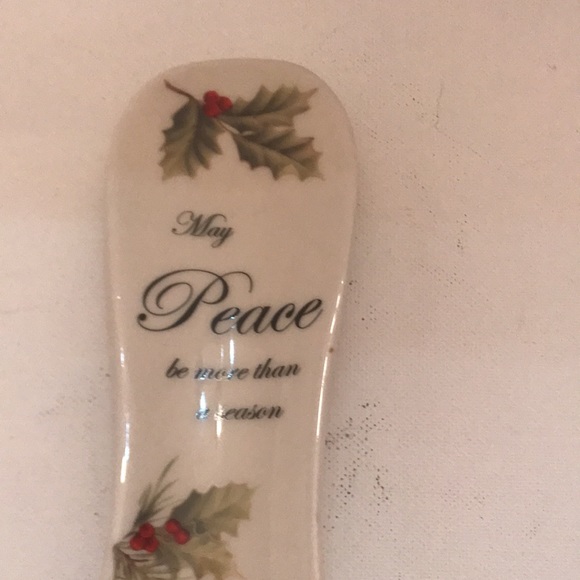 Red Bird Spoon Rest - Picture 2 of 4